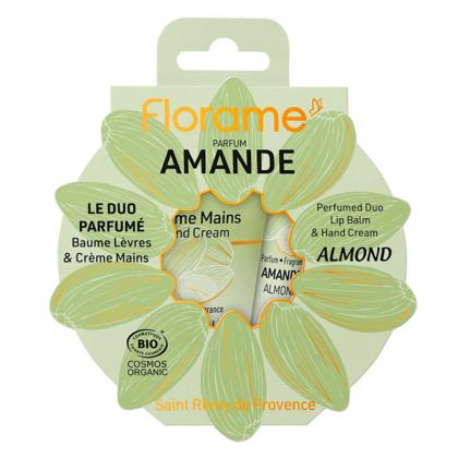 Coffret duo mains et lèvres - Amande