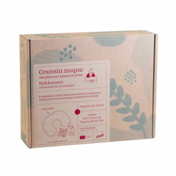 Coussin pour la nuque en noyaux de cerise