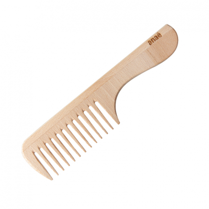 Peigne avec manche en bois - 19,5cm
