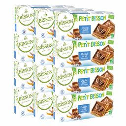 Sablés petit Bisson au chocolat au lait - Lot de 12x150g