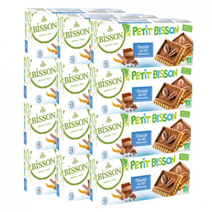 Sablés petit Bisson au chocolat au lait - Lot de 12x150g