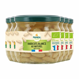 Haricots blancs au naturel - Lot de 6x370ml
