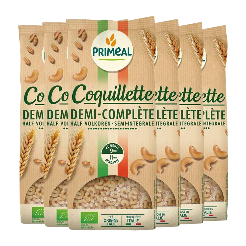 Coquillettes demi complètes Italie - Lot de 6x1kg