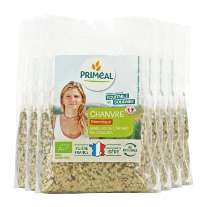 Graines de chanvre décortiquées - Lot de 6x200g