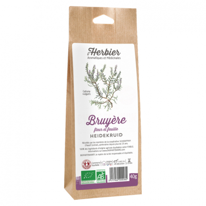 Feuilles et fleurs de bruyère bio - 30g