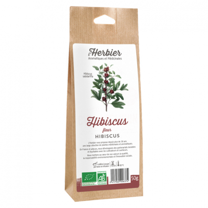 Fleurs d'hibiscus bio - 50g