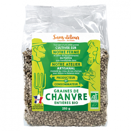 Graines de chanvre bio - 250g