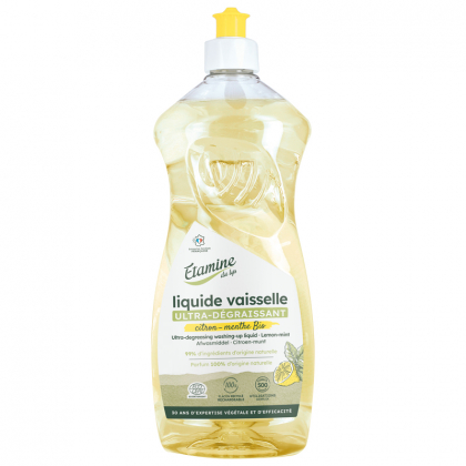 Liquide vaisselle écologique - Citron menthe - 1L