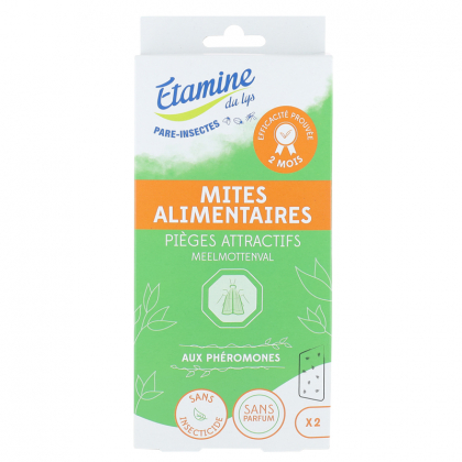 Pièges naturels - Anti mites alimentaires - Sachet de 2