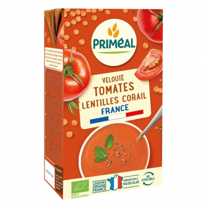 Velouté de tomates & lentilles corail - Origine France - 1L