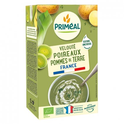 Velouté onctueux aux poireaux et pommes de terre - Origine France 1L