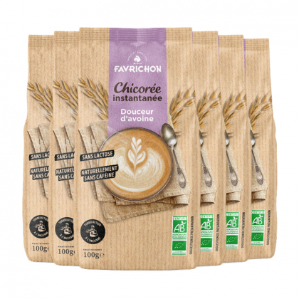 Chicorée bio instantanée douceur avoine - Lot de 6x100g