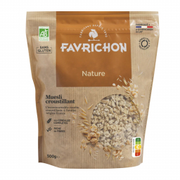 Muesli bio croustillant sans gluten - Nature - 500g