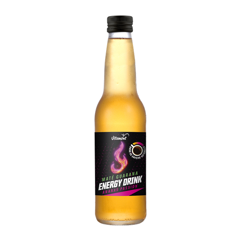 Boisson énergisante - Ananas et fruit de la passion - 33cl