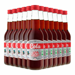 Cola équitable 30% de sucre en moins - Lot de 12x33cl