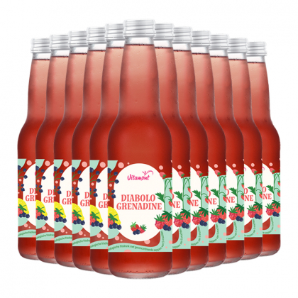 Diabolo grenadine bio - Lot de 12x33cl