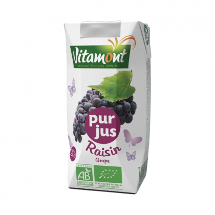 Jus de raisin rouge bio - 20cl