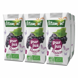 Jus de raisin rouge bio - 6x20cl