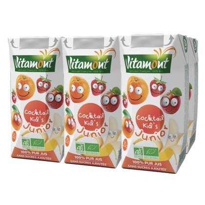 Cocktail junior bio - Multifruits - 6x20cl