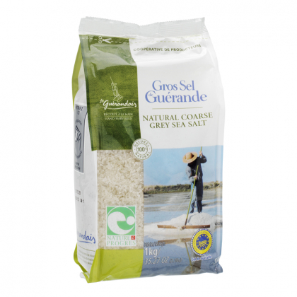 Gros sel de Guérande - IGP Nature et Progrès - 1kg