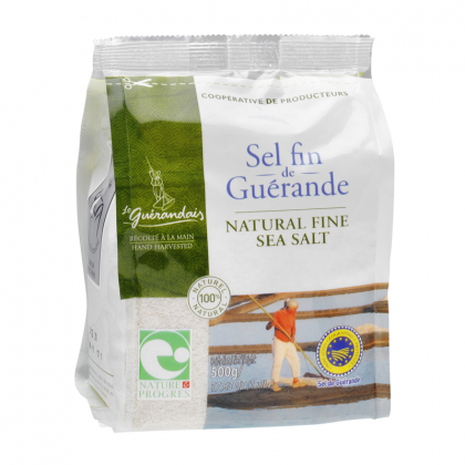 Sel fin de Guérande - IGP Nature et Progrès - 500g