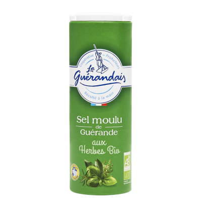 Sel fin de Guérande aux herbes bio - IGP Nature et Progrès - 125g