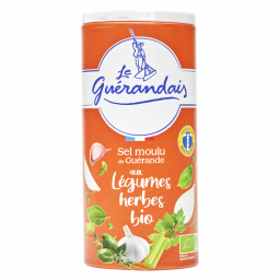 Sel fin de Guérande aux légumes et herbes bio - IGP Nature et Progrès - 250g