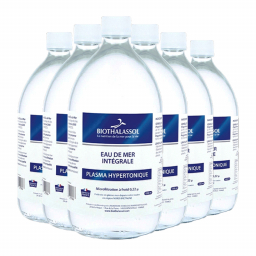 Plasma marin intégral hypertonique - Lot de 6 x 1L