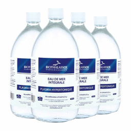 Plasma marin intégral hypertonique - Lot de 4 x 1L