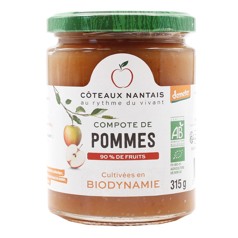 Compote de pommes Demeter - 315g