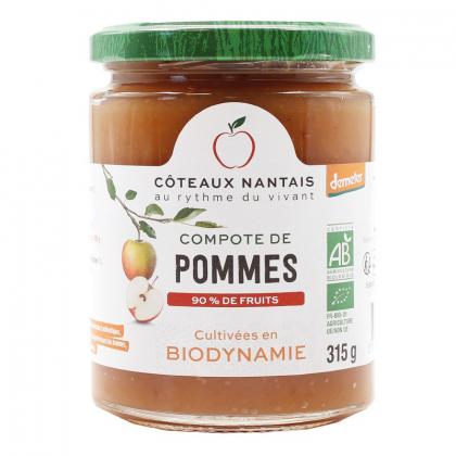 Compote de pommes Demeter - 315g