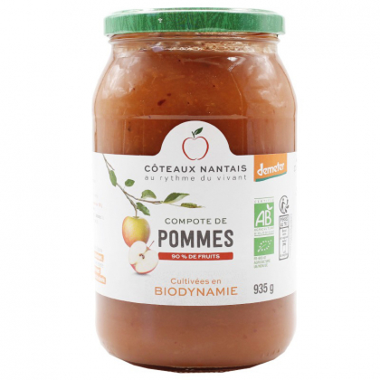 Compote de pommes Demeter - 935g