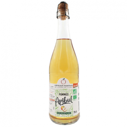 Jus pétillant bio Apibul - Pommes Demeter - 75cl