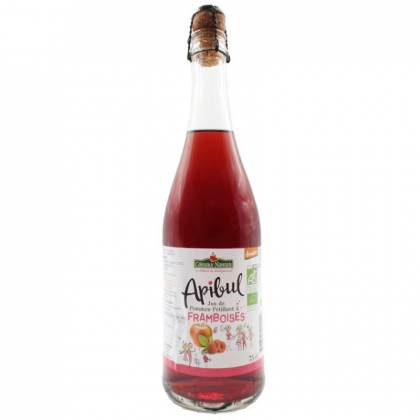 Jus pétillant bio Apibul - Pommes framboises - 75cl