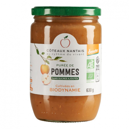 Purée de pommes bio Demeter - 630g