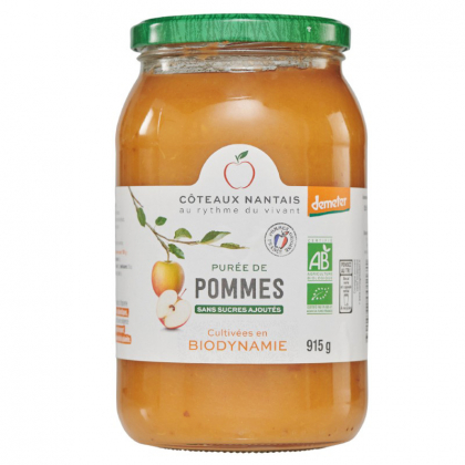 Purée de pommes bio Demeter - 915g