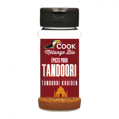 Mélange d'épices bio pour tandoori - 35g