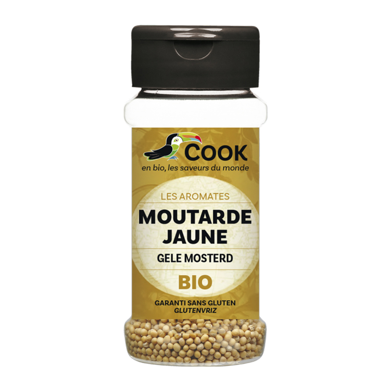 Moutarde jaune bio en grains - 60g
