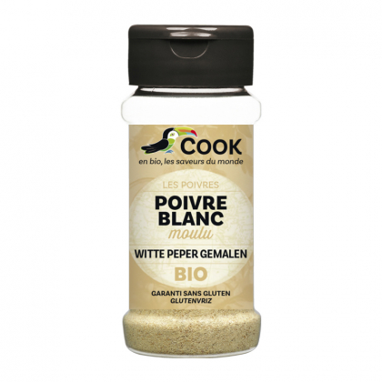 Poivre blanc moulu - 45g