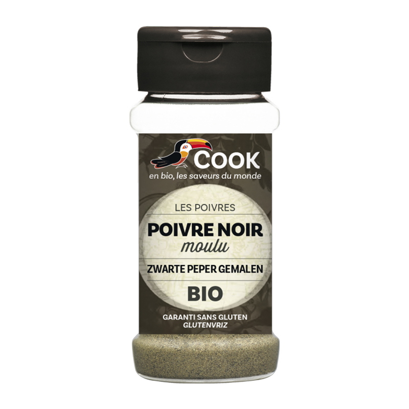 Poivre noir moulu - 45g