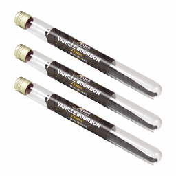 Vanille bourbon bio - 2 gousses - Lot de 3x10g