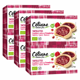 Tartelettes framboise - Lot de 6x130g