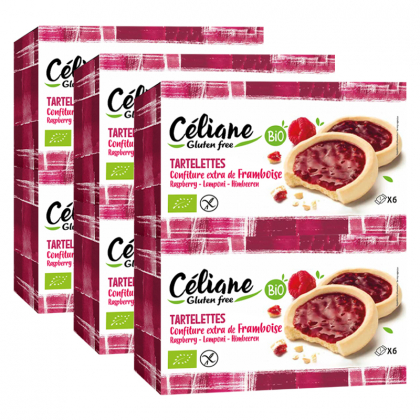 Tartelettes framboise - Lot de 6x130g