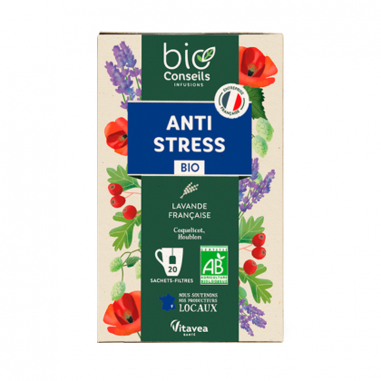 Infusion bio - Anti-stress - Boite de 20 sachets