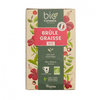 Infusion bio - Brûle graisse - Boite de 20 sachets