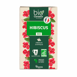Infusion bio - Hibiscus - Boite de 20 sachets
