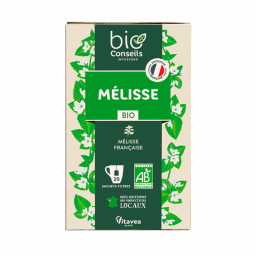 Infusion bio - Mélisse de France - Boite de 20 sachets