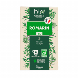Infusion bio - Romarin de France - Boite de 20 sachets