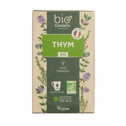 Infusion bio - Thym de France - Boite de 20 sachets