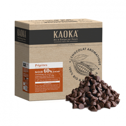 Pépites de chocolat bio 60% bio - Vrac 5kg